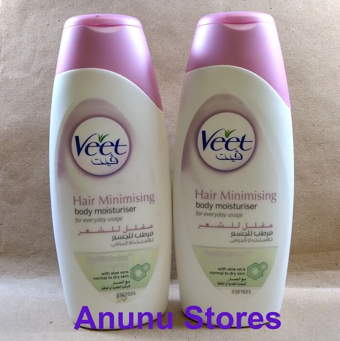 Veet Hair Minimising Body Moisturiser Normal to Dry  Skin - 2 x 250ml